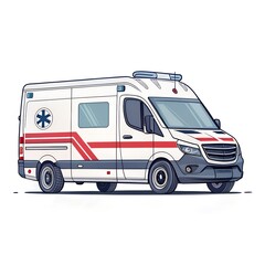 Emergency Ambulance Vehicle