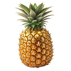 Fototapeta premium pineapple on white background