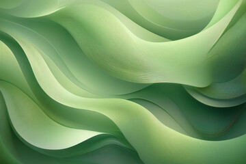 Soft Organic Abstract Background in Sage Green