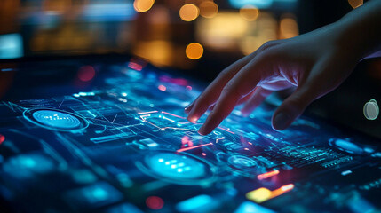 Hand using a switch control system for computer navigation