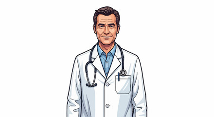 Fototapeta premium portrait of a doctor