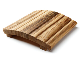 Wooden bridge for garden or outdoor decoration.