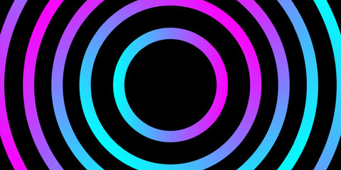 Abstract Concentric Circles Background