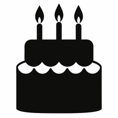 vector birthday cake