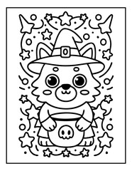 hand drawn coloring pages for kids