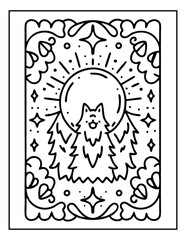 hand drawn coloring pages for kids