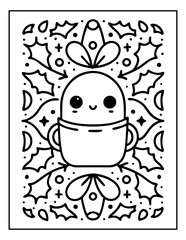 hand drawn coloring pages for kids