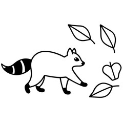 vector illustration of a horse
