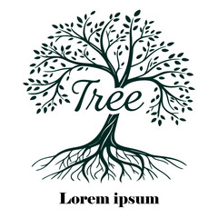 Colorful Tree of Life Logo – Growth, Balance & Nature Harmony.