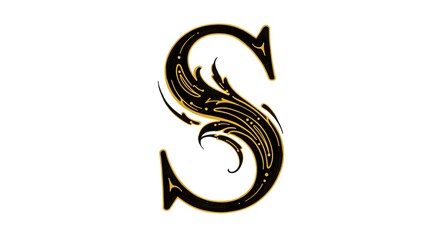 Fototapeta premium letter S