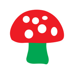 Mushroom Flatted Icon