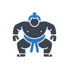 Fototapeta premium Sumo Wrestler Icon