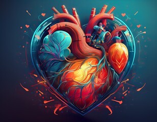 medical heart cardiology concept