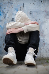 A Man Feeling Depressed and Anxious, Covering His Face In His Hands