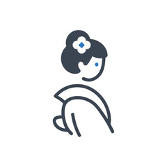 Traditional Woman Icon