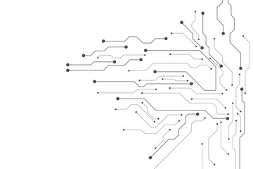 vector futuristic circuit board , Electronic motherboard , Communication and engineering concept , Hi-tech digital technology concept