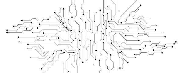 vector futuristic circuit board , Electronic motherboard , Communication and engineering concept , Hi-tech digital technology concept. 