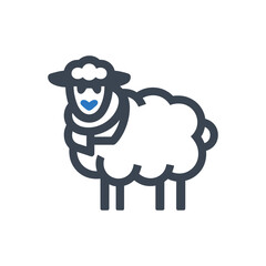 Stylish Sheep Icon