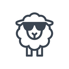 Cool Sheep Icon