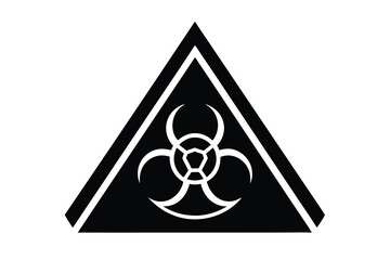 hazmat vector icon on white