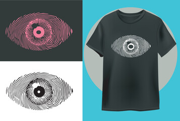 Creative Modern T-Shirt Design Vector Illustration