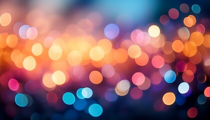 colorful bokeh background