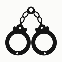 handcuffs vector illustration