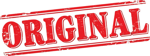 Authenticity Guaranteed Red Original Stamp Graphic