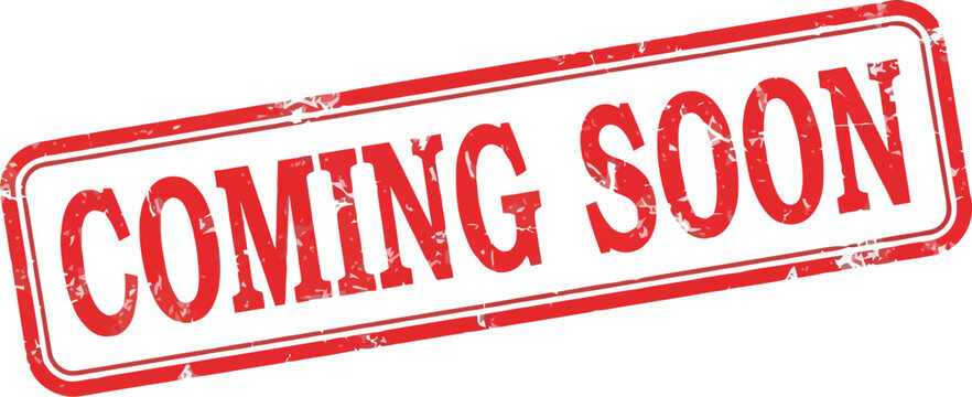 Coming Soon Announcement Graphic Design Element