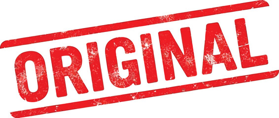 Authenticity Guaranteed Red Original Stamp Graphic
