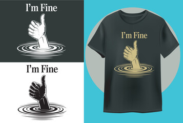 Creative Modern T-Shirt Design Vector Illustration