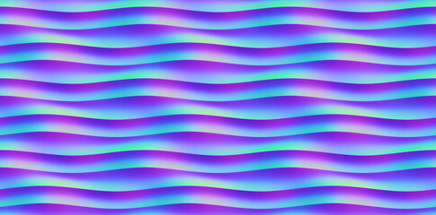 Normal map with wave pattern (Perfect seamless pattern)