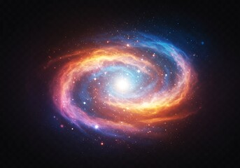 Obraz premium Cosmic Dance of Fire and Ice