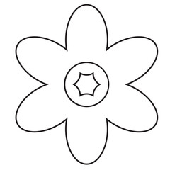 Flower Outline