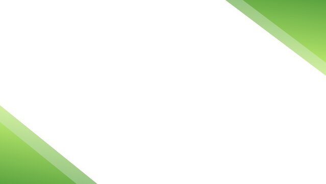 Simple frame with green lines