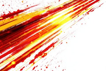 Dynamic speed lines depicting explosive action effects with vibrant red and yellow hues, ideal for superhero graphics, promotional banners, and captivating backgrounds