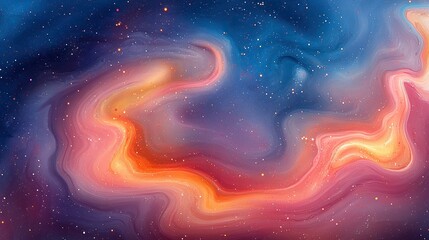 Cosmic swirl abstract art, galaxy background, design element