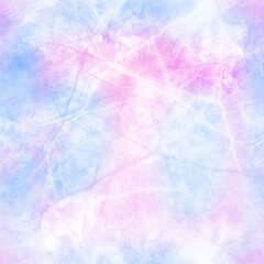 Abstract tie dye seamless pattern of hippy and boho style colorful pink painting watercolor gradient background wallpaper for textile and graphic design texture. Brush splash psychedelic illustration 