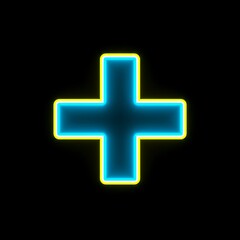 Obraz premium Neon Crossfire