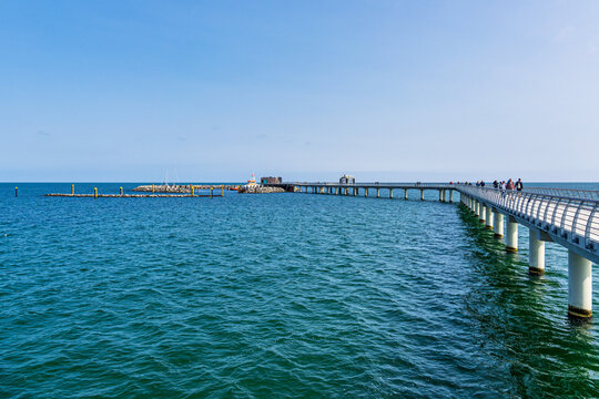 Seebr&uuml;cke im Ostseebad Prerow auf dem Fischland-Dar&szlig;