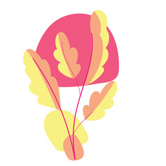 Boho Aesthetic Leaf Ornament