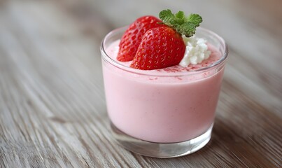 Strawberry Mousse Recipe, Generative AI