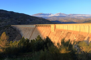 Rules reservoir in the Sierra Nevada National Park, Andalucia, Spain