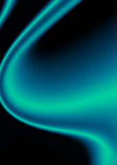 Abstract cyan and black swirling vibrant grainy texture background.