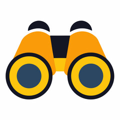 binoculars icon on white background  .svg