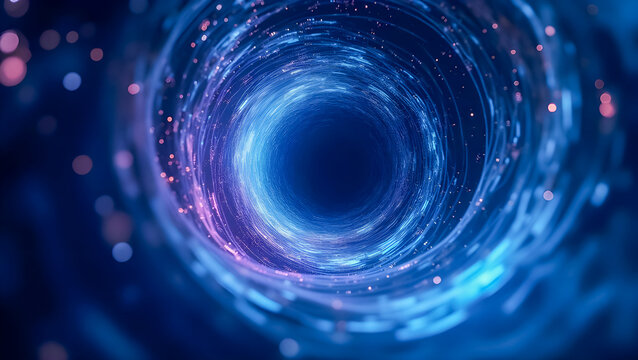 Pulsating Void Absorbing Light and Energy in Unpredictable Patterns