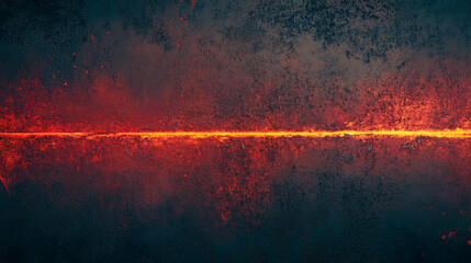 Fiery Line on Dark Grunge Surface – Abstract Energy Glow Background