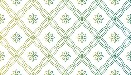 Seamless damask and floral vector pattern with vintage leaves for textile and wallpaper design