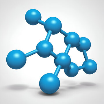 Indapamide molecule. It is thiazide-like diuretic, hypertension drug. Structural chemical formula and molecule model