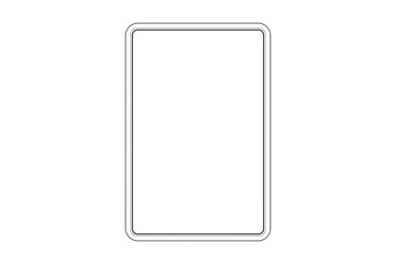 Detailed Wireframe Line Drawing of Plastic Carrying Crate - Monochrome Technical Illustration for Warehouse Storage and Transport Packaging - Simple Outline Schematic Vector Design Element Isolated